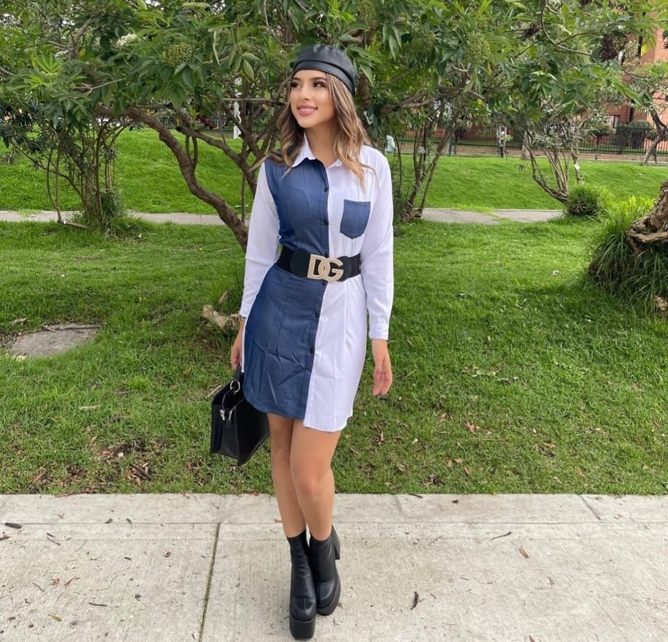 Dama Blusones Con CinturÃ³n Vestidos Blusones Con Cinturon