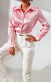 Camisa Elegante Fucsia