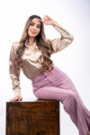 Camisa Elegante Nueva colección Dorado