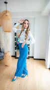 Pantalón Elegante Azul Rey