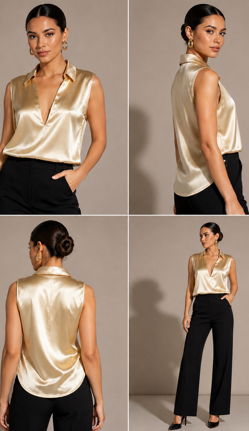 Camisa Elegance Mangas Cortas